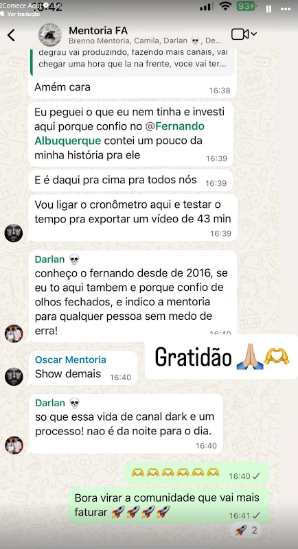 Evidência 8 — Mentoria FA